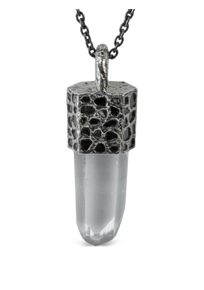 Parts of Four pavé talisman necklace - Silver