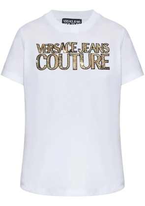 Versace Jeans Couture sequin-embellished T-shirt - White