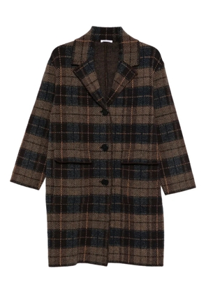 Lebor Gabala plaid jacket - Brown