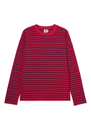 b+ab striped embroidered T-shirt