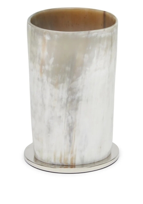 Brunello Cucinelli distressed-finish tall vase - White