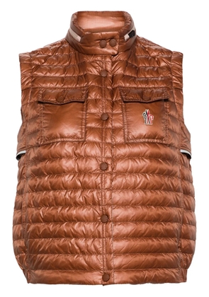 Moncler Grenoble Gumiane quilted down gilet - Red