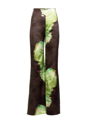 Silvia Tcherassi Andie floral trousers - Brown