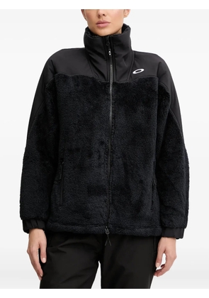 Oakley zip-fastening sherpa-fleece jacket - Black