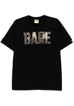 A BATHING APE® printed T-shirt - Black
