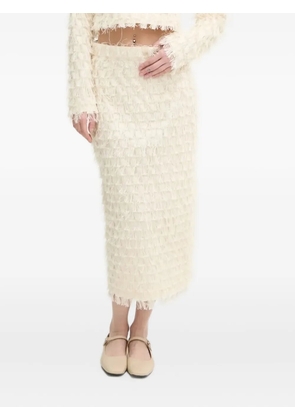 Day Birger Et Mikkelsen slit midi skirt - Neutrals