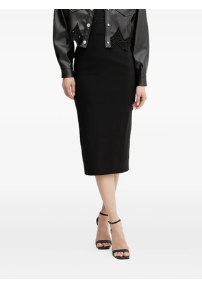 GUESS USA ruched midi skirt - Black