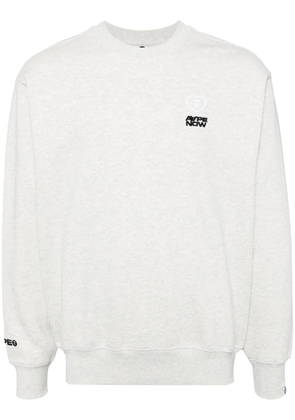 AAPE BY *A BATHING APE® logo-patched sweatshirt - Grey