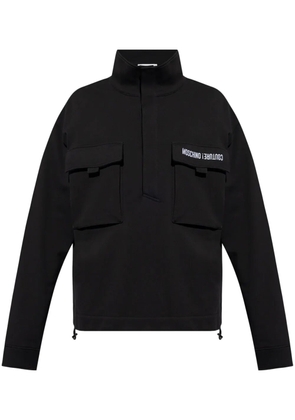 Moschino cotton turtle-neck sweatshirt - Black