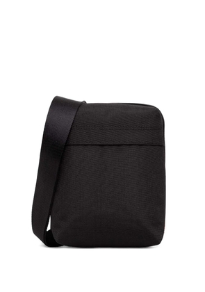 Diesel logo-tag shoulder bag - Black