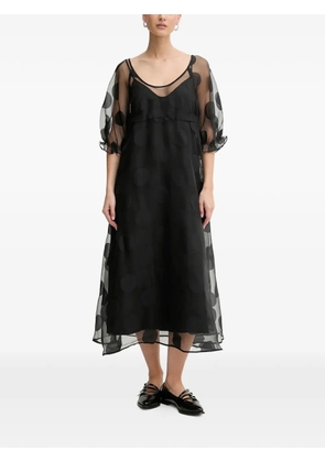 Stine Goya polka-dot midi dress - Black