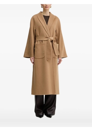 LUISA SPAGNOLI belted pocket coat - Brown