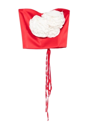 RHIZOME Bloom corset top - Red