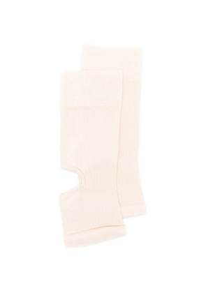 LEMAIRE cut-out rib socks - Neutrals