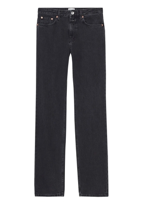 Closed Roan high-rise straight-leg jeans - Black