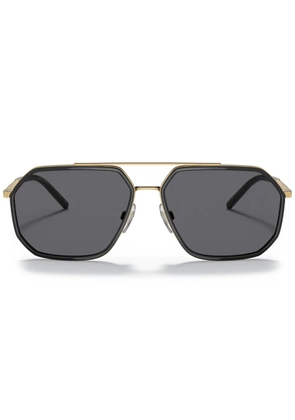 Dolce & Gabbana Eyewear Gros grain sunglasses - Black