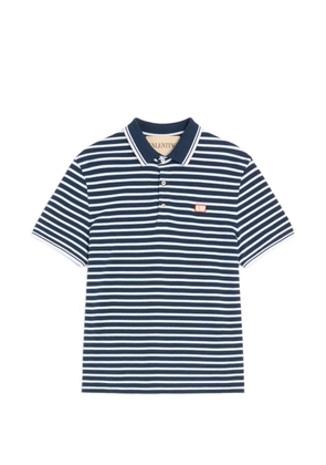 Valentino Garavani VLogo-patch polo shirt - Blue