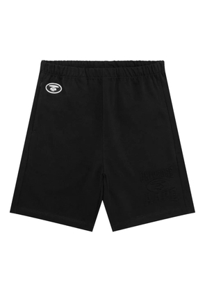 AAPE BY *A BATHING APE® logo-patch shorts - Black