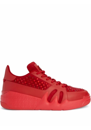 Giuseppe Zanotti Talon crystal-embellished sneakers - Red