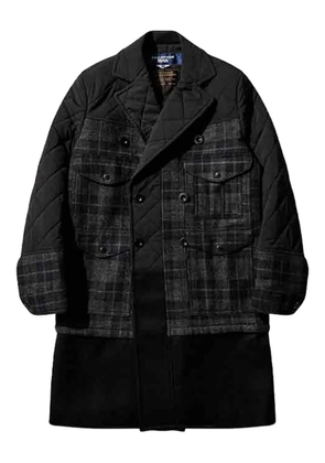 Junya Watanabe MAN x Filson quilted check coat - Black
