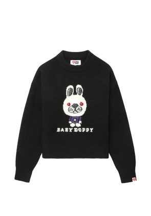 APEE™ by *A BATHING APE® bunny graphic sweater - Black