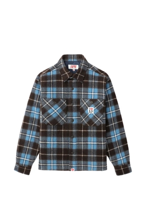 APEE™ by *A BATHING APE® check patch pocket shirt - Brown