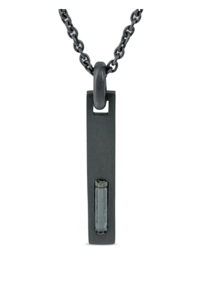 Parts of Four Plate beryl necklace - Black