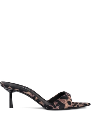 Le Silla Bella leopard-print sandals - Brown