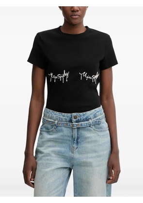 Miss Sixty lettering T-shirt - Black