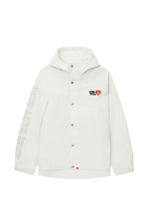 APEE™ by *A BATHING APE® hooded logo jacket - Neutrals