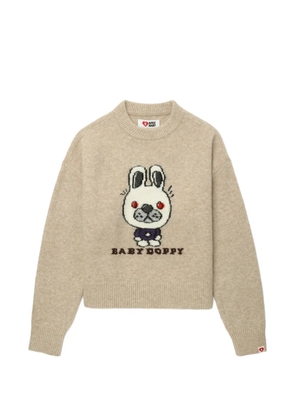 APEE™ by *A BATHING APE® cartoon graphic knitwear - Neutrals