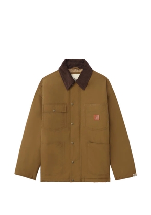 APEE™ by *A BATHING APE® corduroy-collar utility jacket - Brown