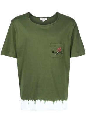 Nick Fouquet two-tone short-sleeved T-shirt - Green
