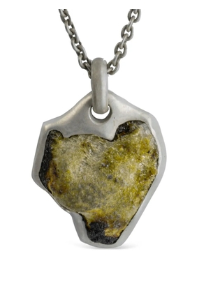 Parts of Four sterling silver Halos zincite necklace