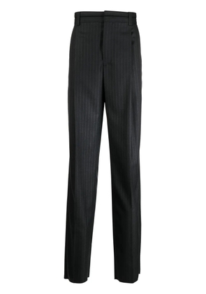 Ferrari tailored striped virgin-wool trousers - Black