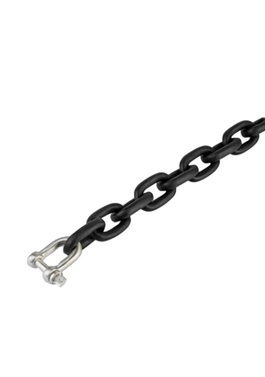 Parts of Four sterling silver Charm necklace - Black