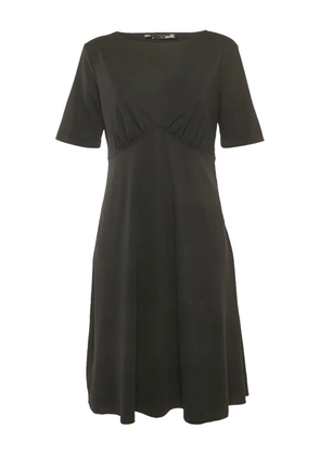 Love Moschino heart-shaped cut-out dress - Black