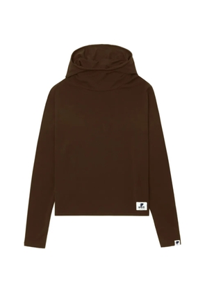 APEE™ by *A BATHING APE® hooded long-sleeve top - Brown