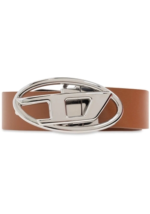 Diesel B-1dr leather belt - Brown