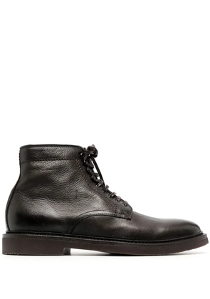 Officine Creative lace-up leather ankle boots - Brown