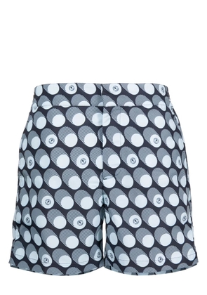 Frescobol Carioca polka-dot swim shorts - Blue