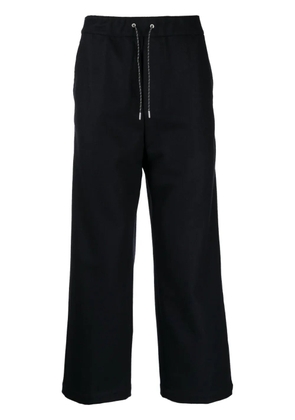 OAMC wide-leg wool-cotton trousers - Black