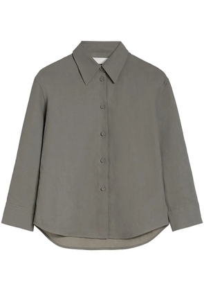 Jil Sander curved hem shirt - Grey