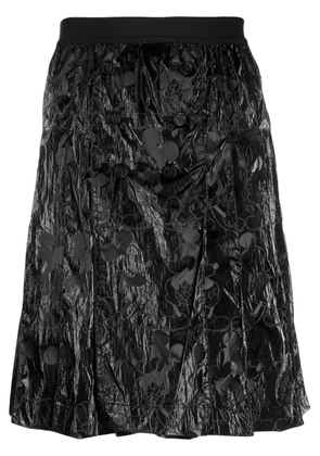 Takahiromiyashita The Soloist x Disney Mickey Mouse-print skirt - Black