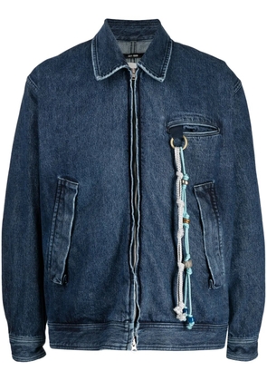 Song For The Mute three-pocket bomber denim jacket - Blue