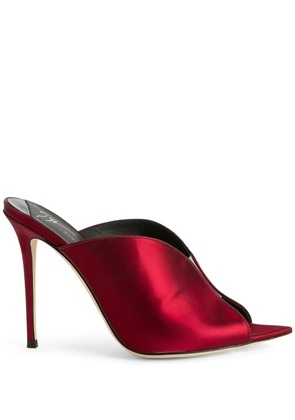 Giuseppe Zanotti 105mm Intriigo Muse sandals - Red