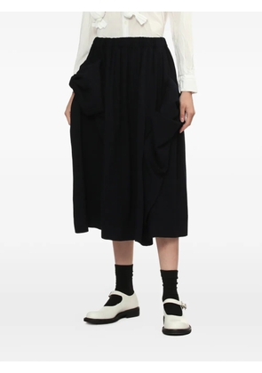 Comme Des Garçons Comme Des Garçons knot skirt - Black