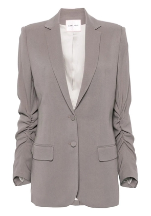 STYLAND notched-lapels single-breasted blazer - Grey