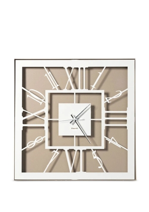 Arti & Mestieri Tauro wall clock - White