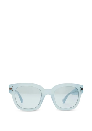 AMIRI logo square-frame sunglasses - Blue